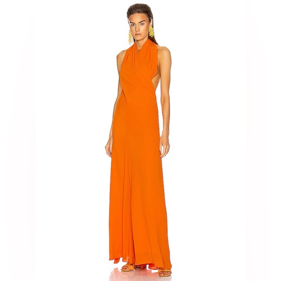 Staud Sycamore Orange jumpsuit can be worn multi ways! - Picture 5 of 7